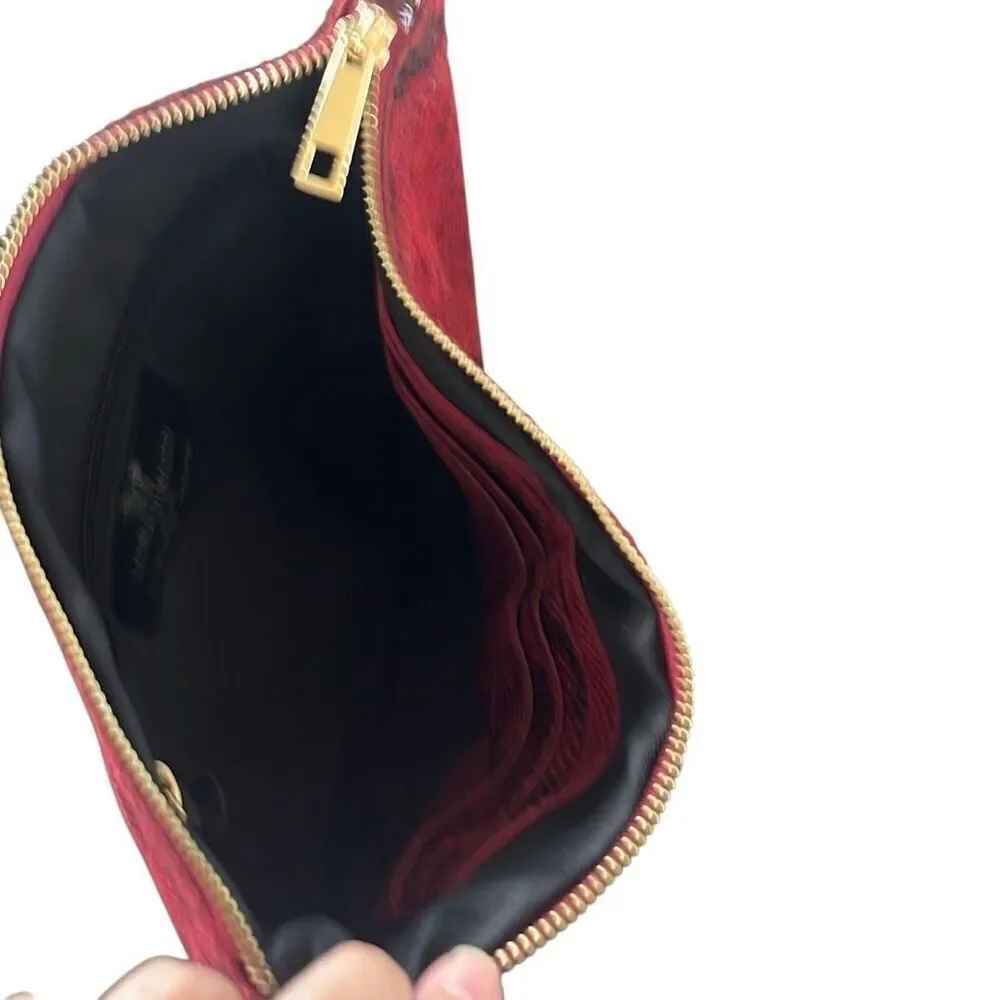 Laura DiMaggio made in Italy, genuine leather cosmetic pouch